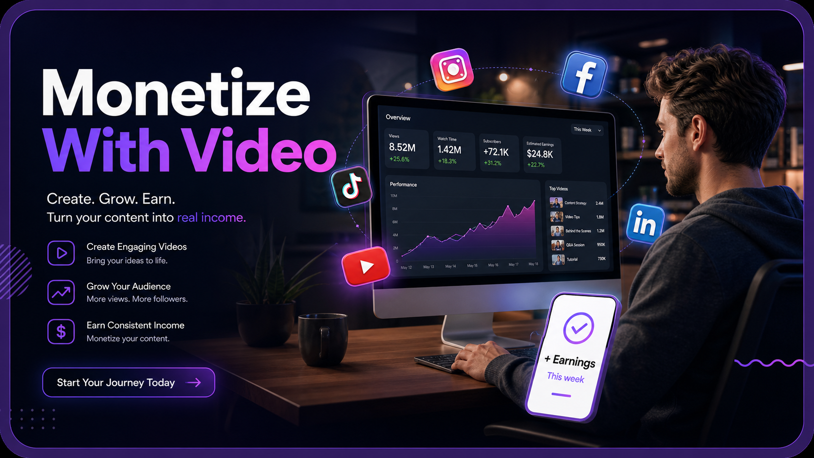 Vidicom Review: Monetize With Video — Cyril Gupta's AI product video app turns content into real income