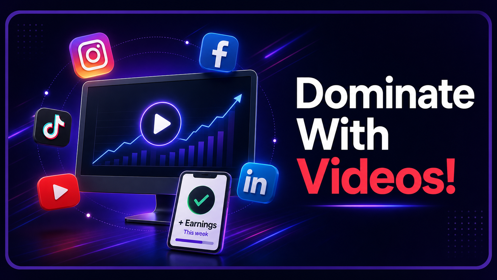 Vidicom Review: Dominate With Videos on YouTube, TikTok, Instagram, Facebook and LinkedIn